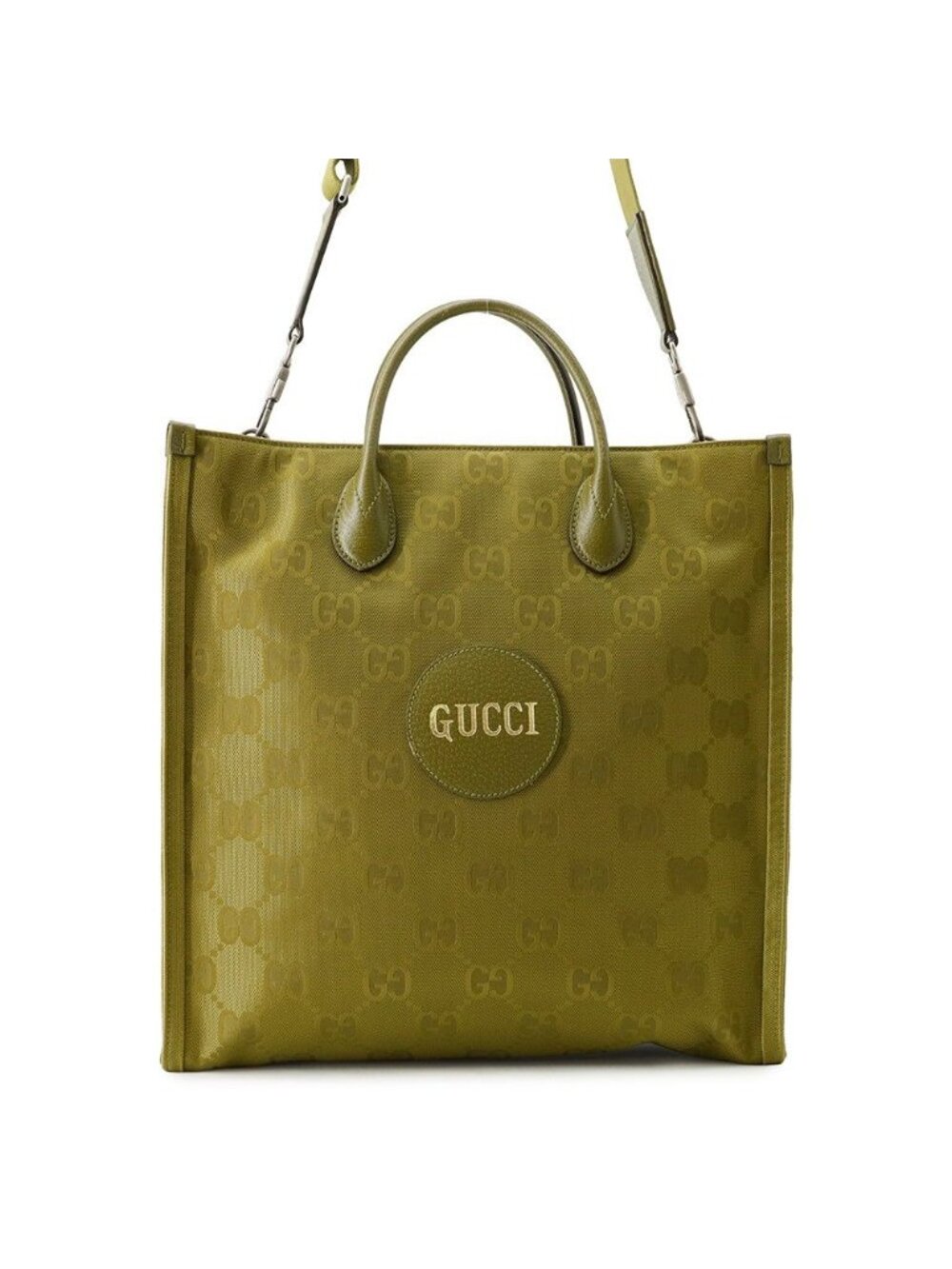 Gucci Tote Off The Grid Nylon Leather 2-Way